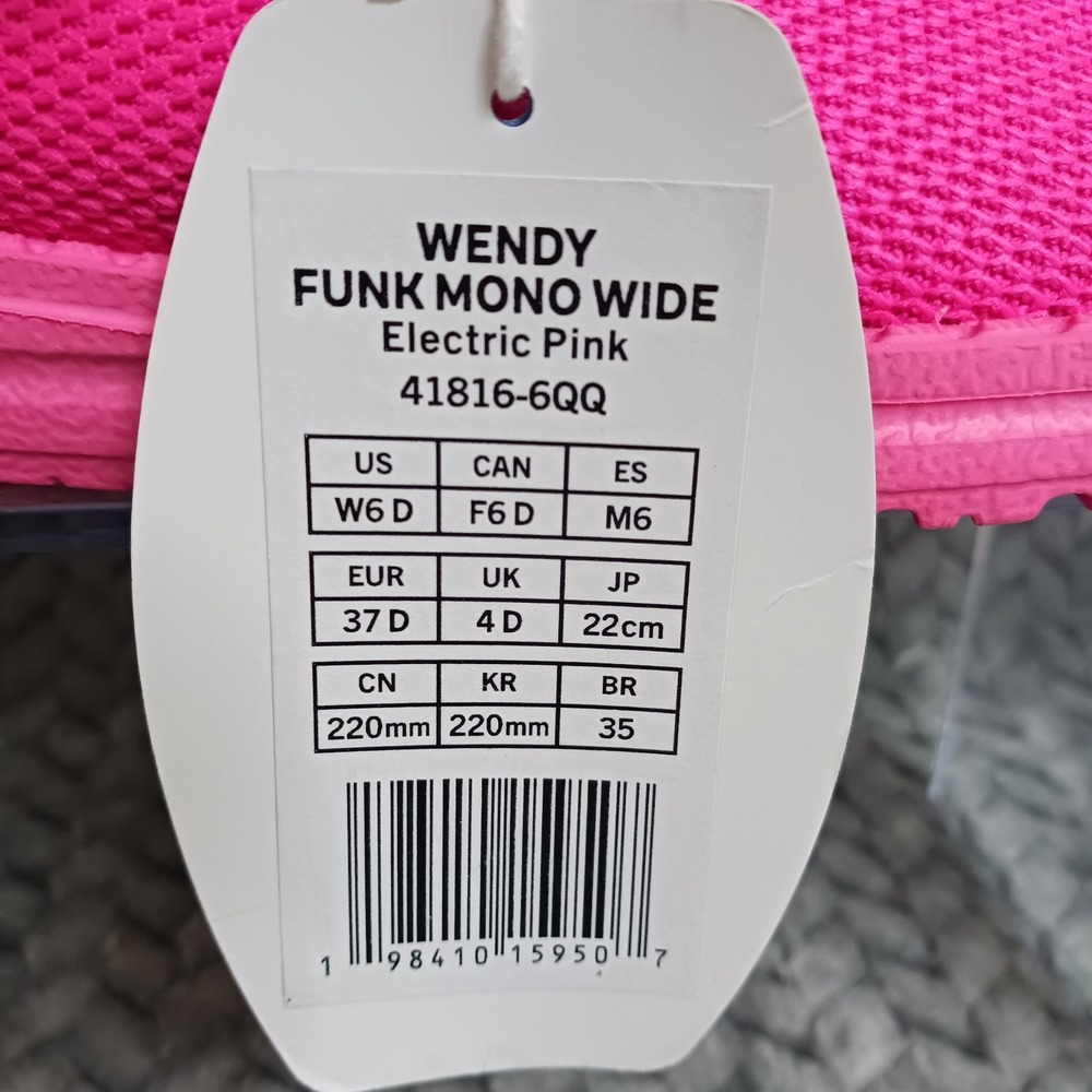 Hey Dude Wendy Funk Mono Wide Electric Pink Women's Sneakers Shoes Size 6D - Picture 8 of 10